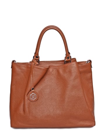 Luisa Vannini Henkeltasche in Braun