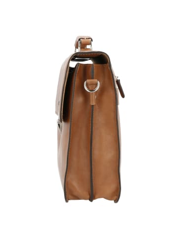 PICARD Toscana Aktentasche Leder 37 cm Laptopfach in camel