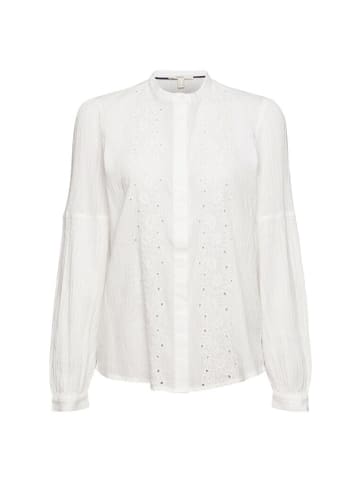 ESPRIT Langarmbluse in off white