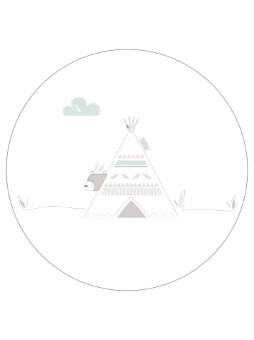 roba Babyschlafsack 'Indi Bär' - ganzjährig - aus atmungsaktiver Baumwolle