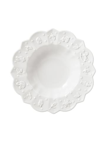 Villeroy & Boch Suppenteller Toy's Delight Royal Classic in Weiß ø 23,2 cm in weiß