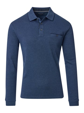 Casa moda Poloshirt Basic in Blau