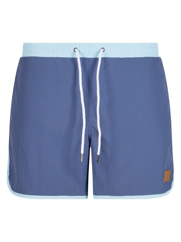 Urban Classics Badeshorts in vintageblue/oceanblue