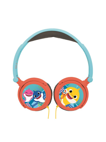 LEXIBOOK® Baby Shark Stereo-Kabelkopfhörer faltbar