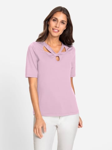 Heine Kurzarmshirt in rosé