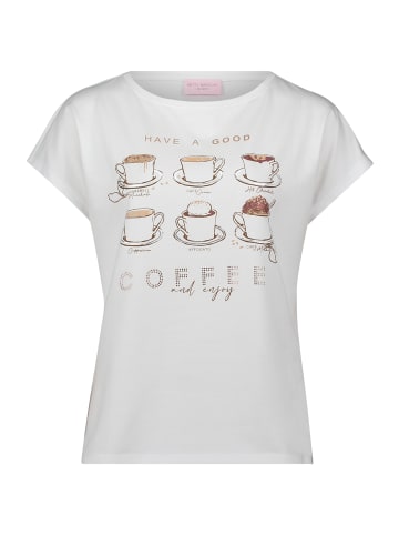 Betty Barclay Casual-Shirt mit Aufdruck in Patch White/Camel