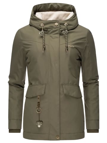ragwear Winterjacke Jazmin Intl. in Olive