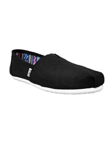 TOMS Espardrilles in Schwarz/Weiß