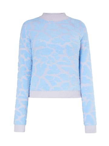 Swirly Damen Pullover in BLAU LAVENDEL