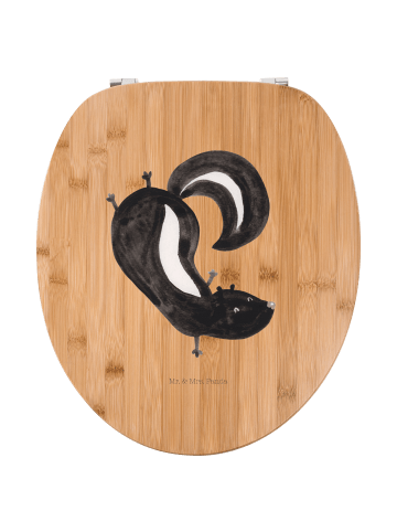 Mr. & Mrs. Panda Klo-Deckel Stinktier Handstand ohne Spruch in Braun