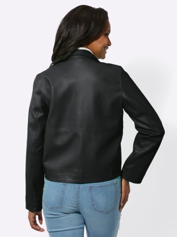 WITT WEIDEN Lederimitatjacke in schwarz