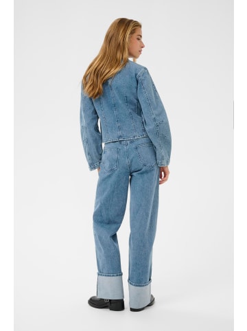 Kaffe Langarm-Hemd KAvallis Regular fit in Blue Washed Denim
