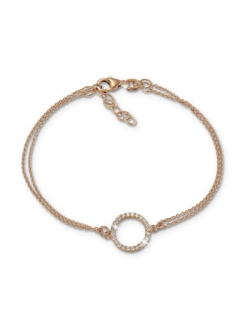 SilberDream 925 Silber, vergoldet (Roségold 333) Damen SilberDream Armbänder ca. 19cm