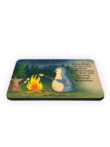 Mr. & Mrs. Panda whiteboardmagnet Pinguin Lagerfeuer Design mit ... in Weiß