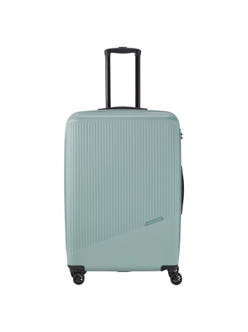 travelite Bali - 4-Rollen-Trolley L 77 cm (weiß/cognac) in mint