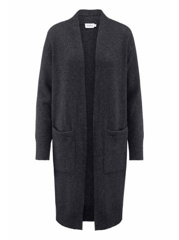 Hessnatur Strick Jacke in anthrazit