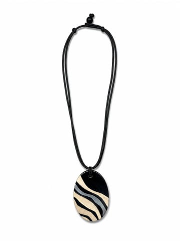collezione alessandro Kurze Kette " Marea " in schwarz