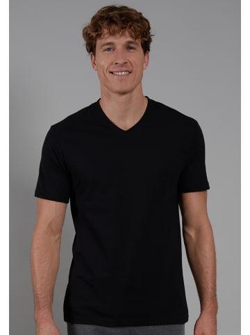 CECEBA Shirt 2Er Pack Nevada in schwarz-dunkel-uni