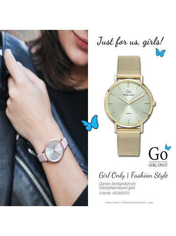 Girl Only Armbanduhr-Analog gold mittel (ca. 34mm) Girl Only Mademoiselle