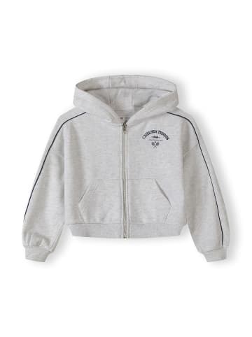 Minoti 2-tlg Langarmshirt & Hose 30FLEECE166 in graumeliert