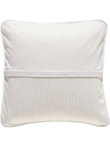 Erwin Müller Single-Jersey Kuschelkissenbezug in taupe-weiß