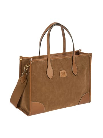 BRIC`s Life Shopper Tasche S 35 cm Laptopfach in camel