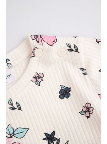 Coccodrillo Langärmliges Kleid in ecru