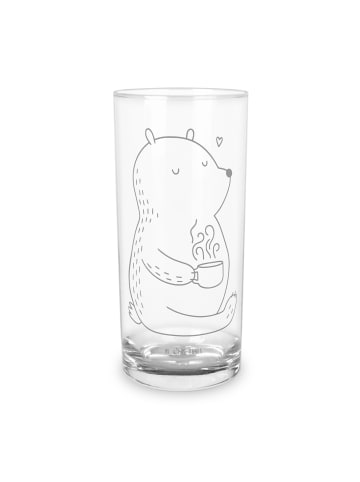 Mr. & Mrs. Panda Tumbler Bär Morgenkaffee ohne Spruch in Transparent