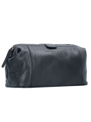 The Chesterfield Brand Wax Pull Up Kulturbeutel Leder 29 cm in schwarz