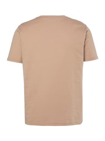 Men Plus Kurzarm T-Shirt in sand