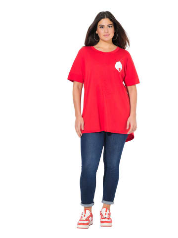 Ulla Popken Shirt in neon rot
