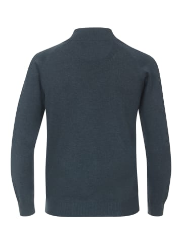 CASAMODA Strickjacke in graues Dunkelblau