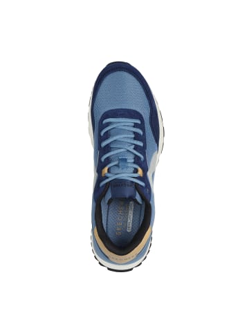 Skechers Sneaker "FURY FURY LACE LOW" in Braun / Grau / Blau / Gelb