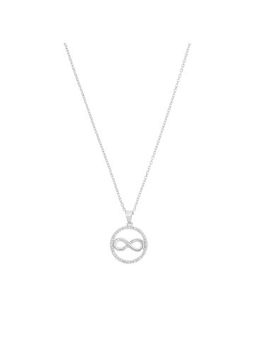 S. Oliver 925 Sterling Silber, Zirkonia Halskette 45cm