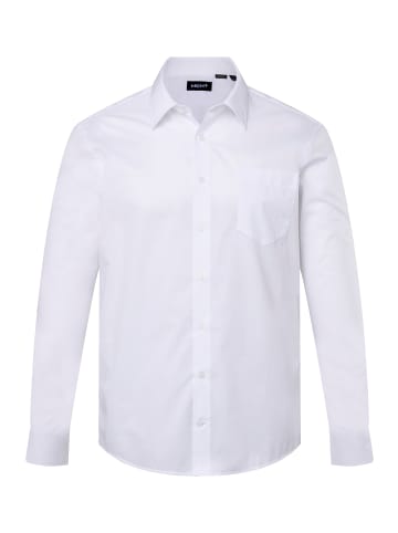 Men Plus Hemd in schneeweiß