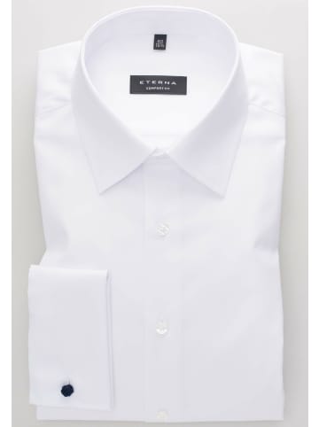 Eterna Langarm Business Hemd für Herren in weiss