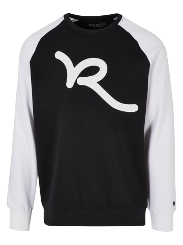 Rocawear Rundhalsausschnitt in black/white