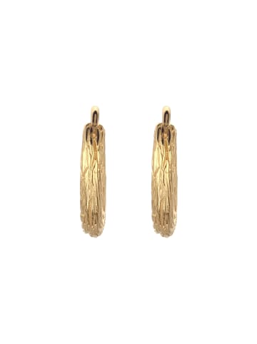 KUZZOI Ohrringe 925 Sterling Silber in Gold