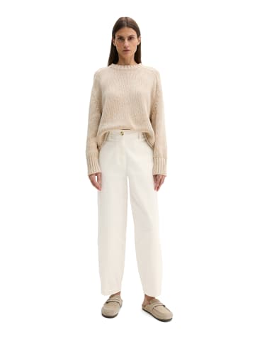 Marc O'Polo Hose Model Minu barrel in White Cotton