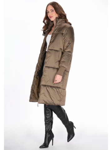faina Women Coat in brown bronze