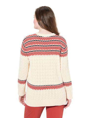 Ulla Popken Pullover in ziegelrot