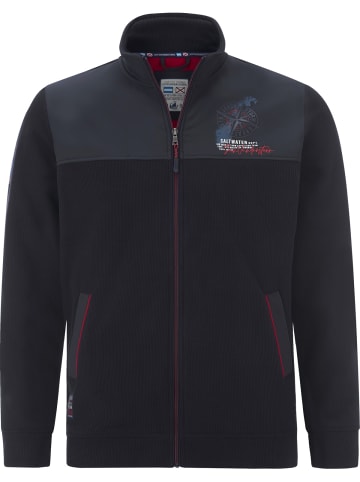 Jan Vanderstorm Sweatjacke ASPIAN in dunkelblau