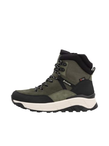 rieker Schnürstiefeletten in black/khaki/liane/pickle/nero