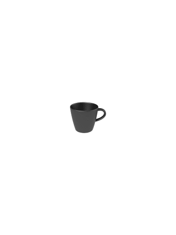 Villeroy & Boch 6er Set Kaffeetasse Manufacture Rock in Schwarz 150 ml in schwarz