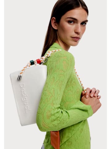 Desigual Umhängetasche 'Half Logo Venec' in weiß