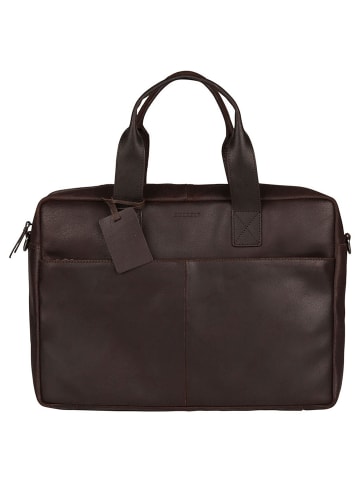 Burkely Vintage River Workbag - Laptoptasche 15.6'' 41 cm in dark brown