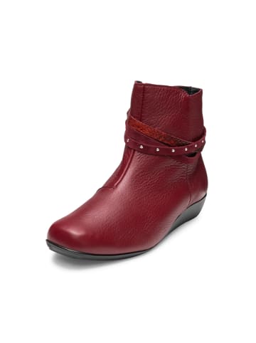 VITAFORM Hirschleder Stiefeletten in bordeaux