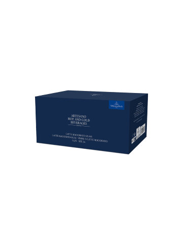 Villeroy & Boch 2er Set Latte-Macchiato-Gläser Artesano Hot & Cold 250 ml in transparent