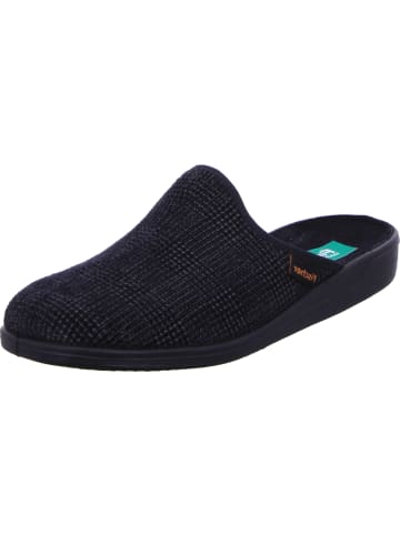 Fischer Markenschuh Pantoffel in schwarz
