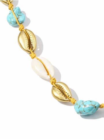 collezione alessandro Kurze Kette " Saragossa " in türkis